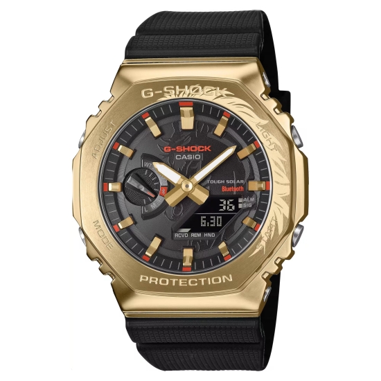 Casio G-SHOCK Herrenuhr Limited Solar Schwarz 20BAR GBM-2100CX-9AER