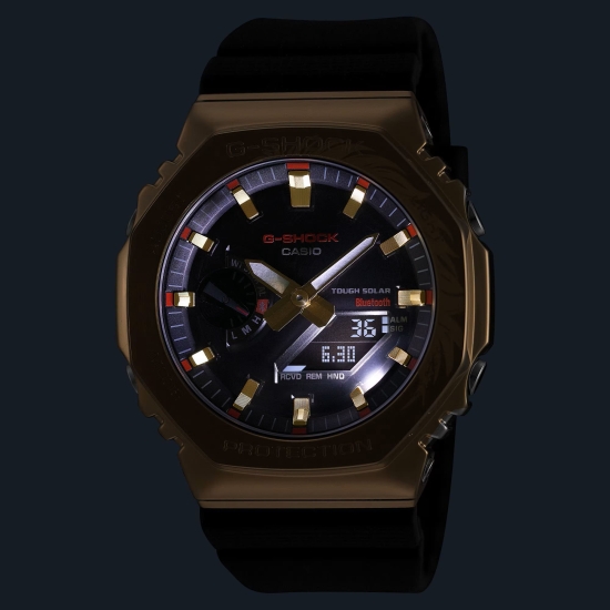 Preview: Casio G-SHOCK Herrenuhr Limited Solar Schwarz 20BAR GBM-2100CX-9AER