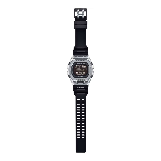 Casio G-SHOCK Herrenuhr Digital Ebbe-Flut Schwarz GBX-100S-1ER