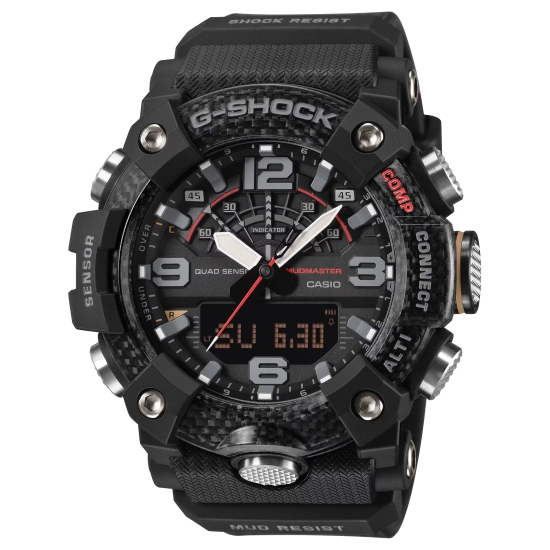 Casio G-SHOCK Pro Uhr Mudmaster Quad Sensor Schwarz GG-B100X-1AER