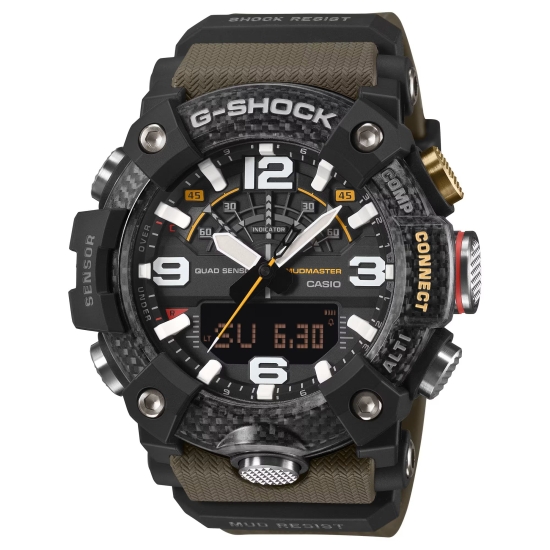 Casio G-SHOCK Pro Uhr Mudmaster Quad Sensor Grün GG-B100X-1A3ER