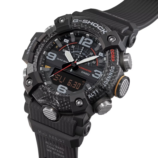 Preview: Casio G-SHOCK Pro Uhr Mudmaster Quad Sensor Schwarz GG-B100X-1AER