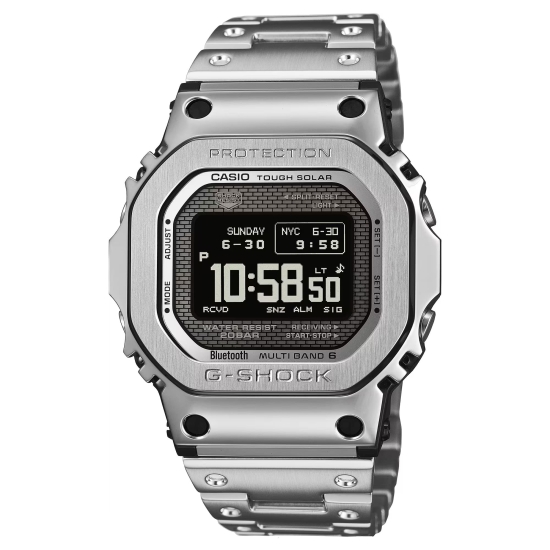 Casio G-SHOCK Herrenuhr Digital Funk Solar Edelstahl GMW-BZ5000D-1ER
