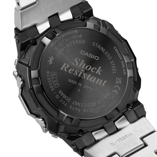 Preview: Casio G-SHOCK Herrenuhr Digital Funk Solar Edelstahl GMW-BZ5000D-1ER