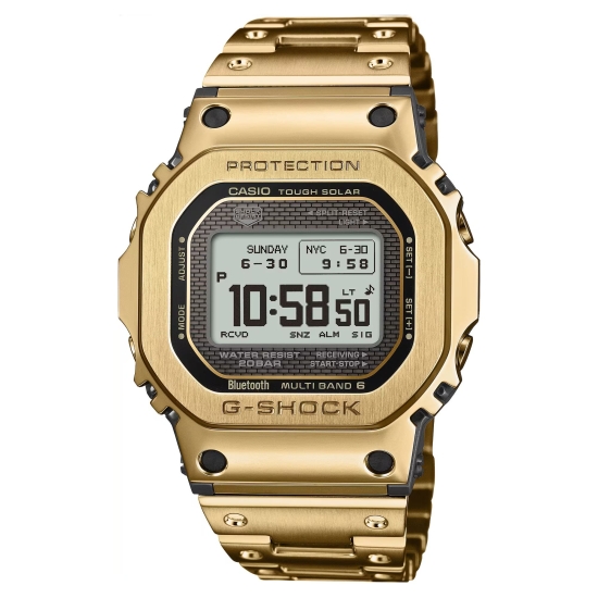 Casio G-SHOCK Herrenuhr Digital Funk Solar Goldfarben GMW-BZ5000GD-9ER