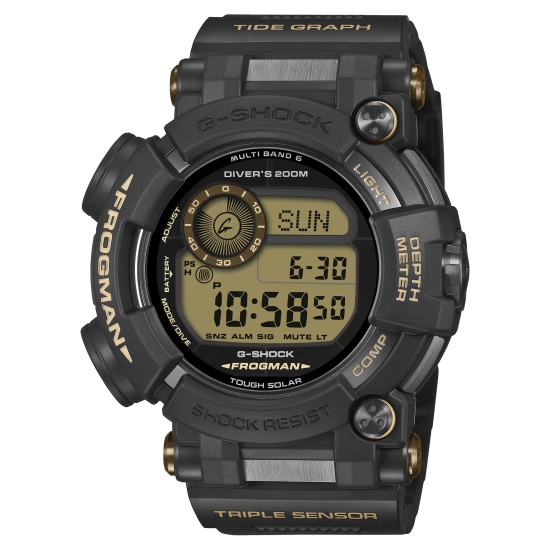 Casio G-SHOCK Pro FROGMAN Herrenuhr Funk Solar Digital GWF-D1000BC-1ER