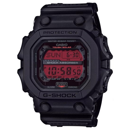 Casio G-SHOCK Herrenuhr Digital Solar Schwarz Rot Groß GX-56BBR-1ER