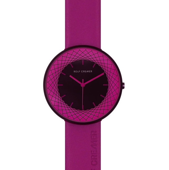 Preview: Rolf Cremer Damenuhr Spider Gent Quarz Pink 42mm 508613