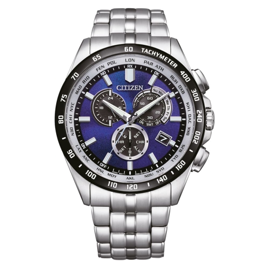 Citizen Herrenuhr Funkuhr Solar Saphirglas Blau Limited CB5874-81L