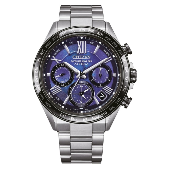 Citizen Attesa GPS Herrenuhr Limited Edition Solar Saphirglas CC4075-50L