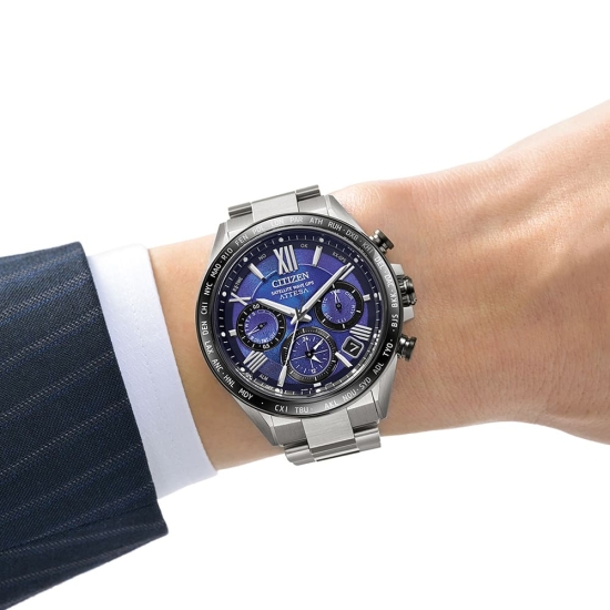 Citizen Attesa GPS Herrenuhr Limited Edition Solar Saphirglas CC4075-50L