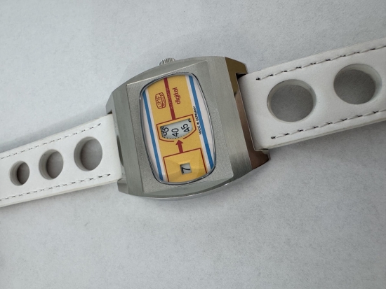 Preview: UMF Ruhla Herrenuhr Automatik Scheibenuhr Limitiert "Final Edition" 1436-5