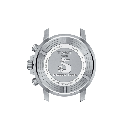 Preview: Tissot Herrenuhr Seastar 1000 Chrono Grün Saphirglas T120.417.11.091.01