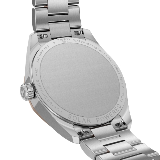Tissot Damenuhr PRC 100 Solar Saphirglas Bicolor 34mm T151.822.22.111.00