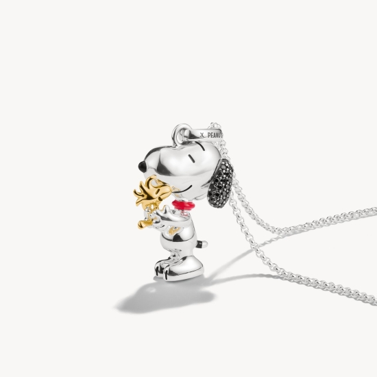 THOMAS SABO x Peanuts™ Snoopy & Woodstock Halskette 925er Silber KE2345-565-7-L50V