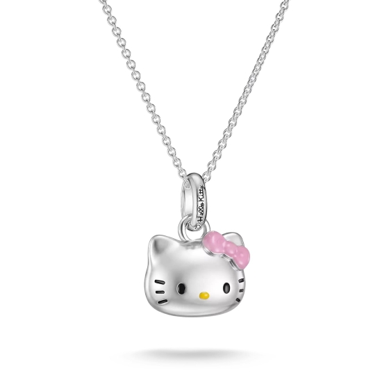 THOMAS SABO x Hello Kitty Halskette Pinke Schleife 40-45cm KE2392-M06-7-L45V