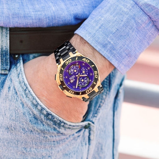 Preview: Festina Herrenuhr Chrono Bike 2026 Limited Edition Lila 46mm F20781/GA