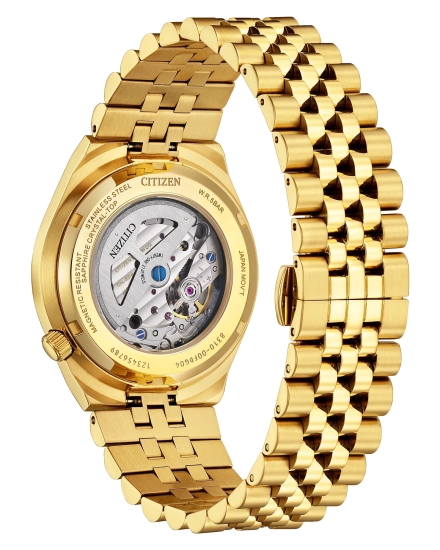 Preview: Citizen Herrenuhr Automatik TSUYOSA 60 Saphirglas Goldfarben 40mm NK0022-50A