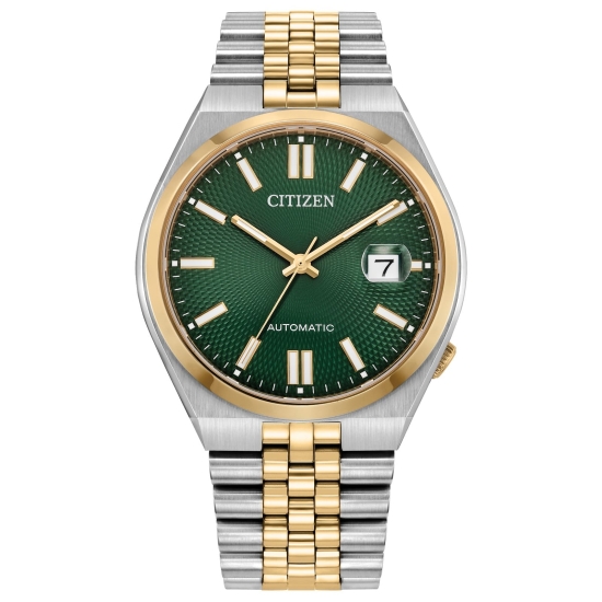 Citizen Herrenuhr Automatik TSUYOSA 60 Saphirglas Bicolor 40mm NK0024-54X
