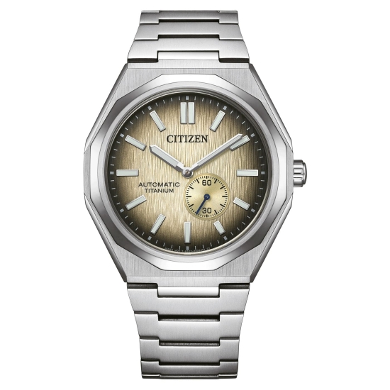 Citizen Herrenuhr Titan Automatik Saphirglas kupferfarben 10BAR NK5020-58P