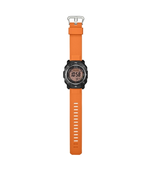 Preview: Casio Pro Trek Herrenuhr Digital Solar Höhenmesser Orange PRG-69-4ER