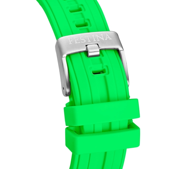 Preview: Festina Chrono Bike 2026 Herrenuhr Datum Grün 20BAR 46mm F20755/6
