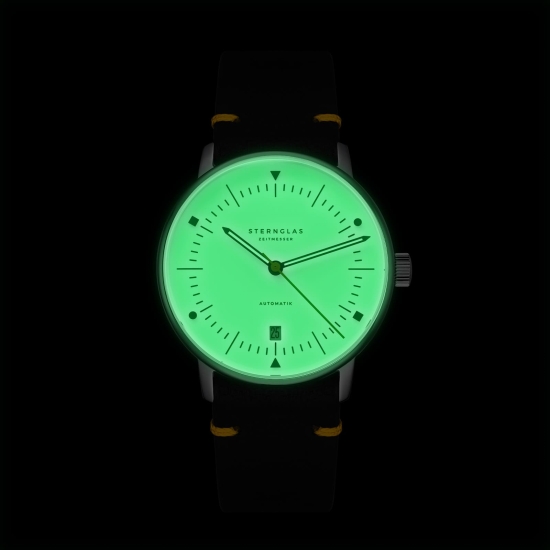 Sternglas Naos Automatik Edition Bauhaus X Saphirglas Gelb S02-NAI23-VI22