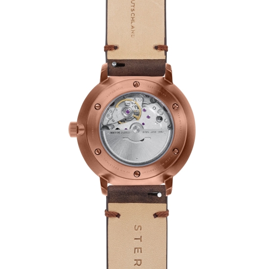 Sternglas Herrenuhr Naos XL Automatik alabaster Leder S02-NX42-VI17