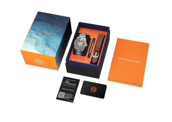 Preview: Spinnaker Herrenuhr Automatik Fleuss Saphirglas 43mm Blau SP-5118-22