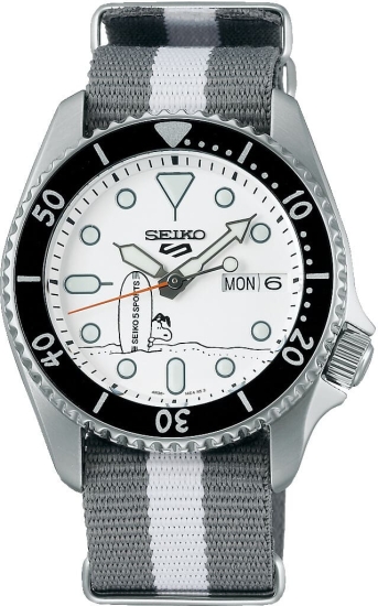 Seiko 5 Sports Uhr Automatik Peanuts Limited Edition SRPK25K1