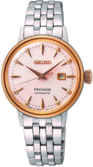 Seiko Presage Damenuhr Cocktail Time Automatik Rosé SRE012J1