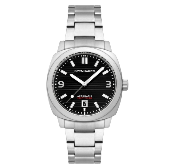 Spinnaker Herrenuhr Automatik Hull Riviera 42mm Schwarz SP-5073-33