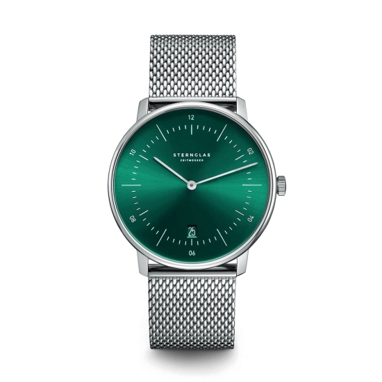 Sternglas Naos Herrenuhr Quarz Grün S01-NA08-MI04