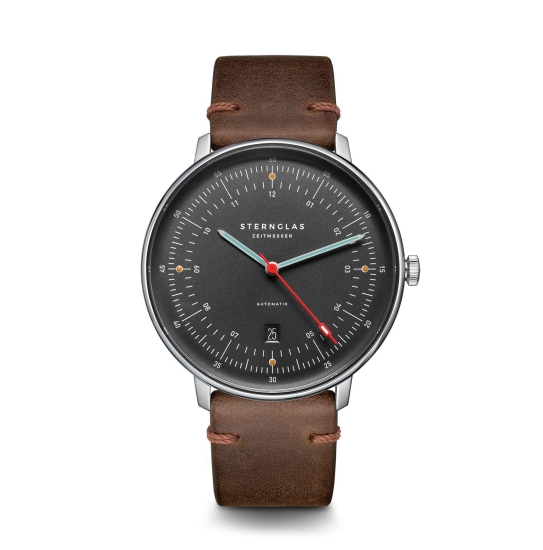 Sternglas Hamburg Automatik Edition Neuwerk Herrenuhr Mokka S02-HHN11-VI11