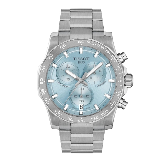 Tissot Herrenuhr Supersport Chrono Blau Saphirglas 42mm T125.417.11.351.00