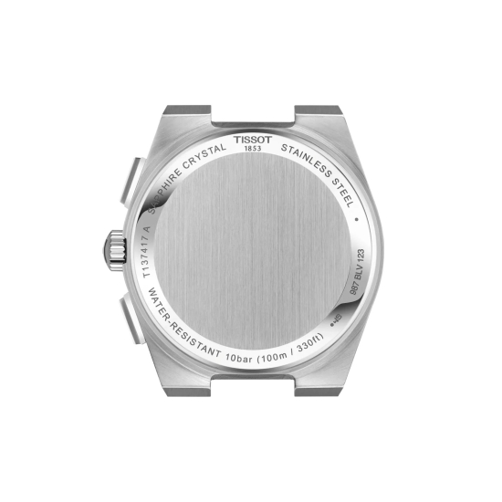 Preview: Tissot Herrenuhr PRX Chrono Quarz Saphirglas Blau 41mm T137.417.11.041.00