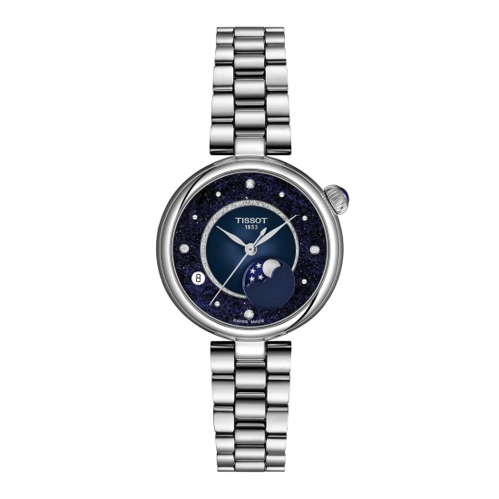 Tissot Damenuhr Desire Saphirglas Datum Mondphase 30mm T152.223.11.496.00