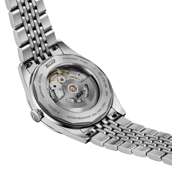 Preview: Tissot Herrenuhr Visodate Automatik Saphirglas Blau 39mm T157.407.11.041.00