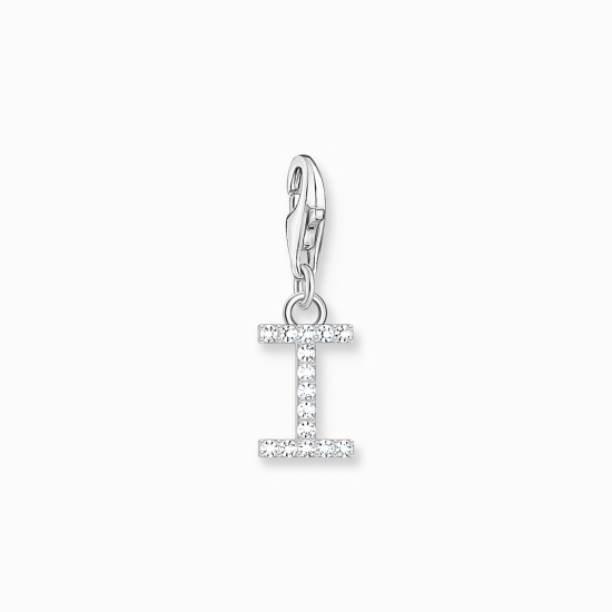 THOMAS SABO Charm Buchstabe I Silber 925 Zirkonia 1948-051-14