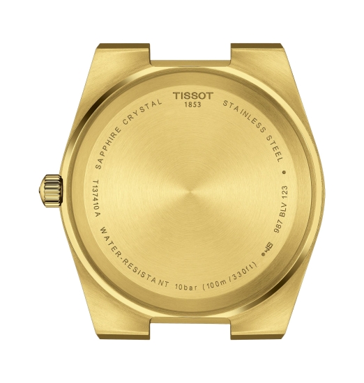 Tissot Damenuhr PRX 35mm goldfarbend T137.210.33.021.00