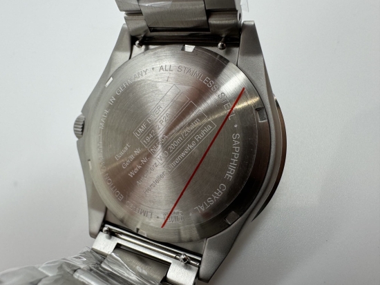 Preview: UMF Ruhla Herrenuhr Automatik Diver Saphirglas Schwarz Limited 1942M-2