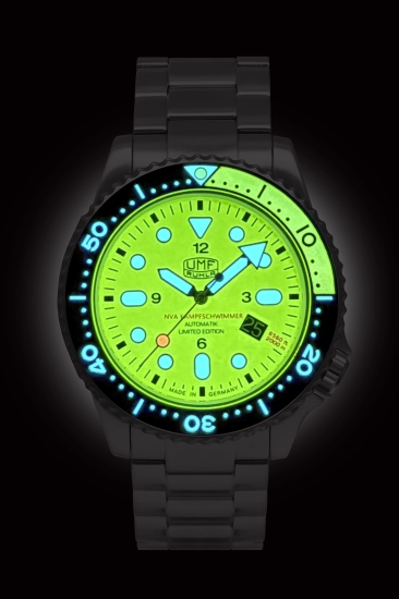 Preview: UMF Ruhla Herrenuhr Automatik Kampfschwimmer ETA 2826-2 Limitiert 1958M-5