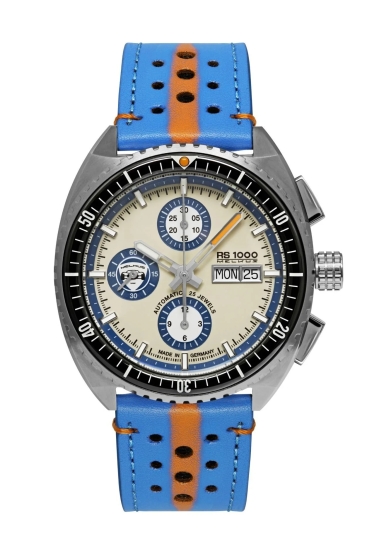 UMF Ruhla Herrenuhr Automatik Chrono Melkus Saphirglas 42mm 1816-1