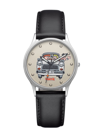 UMR Ruhla Unisex Uhr Abrafaxe "Trabant" Mineralglas 35mm 53101