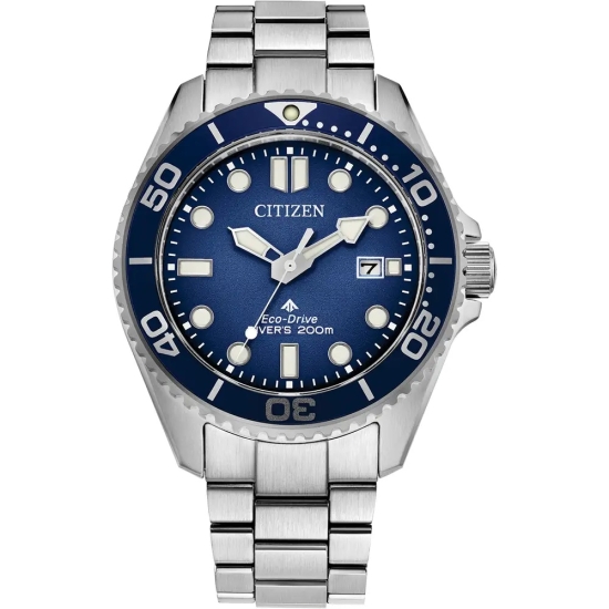 Citizen Promaster Herrenuhr Solar Saphirglas 20BAR Blau BN0260-54L