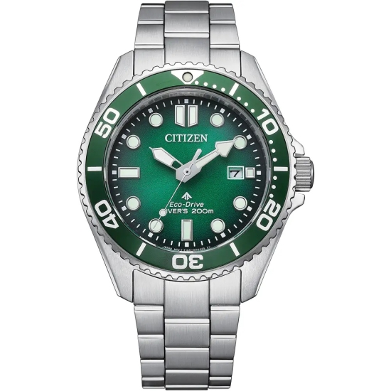 Citizen Promaster Herrenuhr Solar Saphirglas 20BAR Grün BN0269-50W