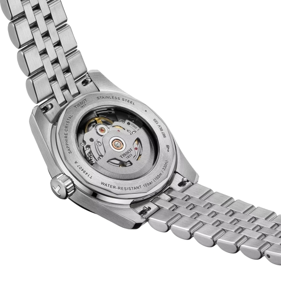 Preview: Tissot Herrenuhr PR516 Powermatic 80 Edelstahl Schwarz 38mm T149.407.11.051.00