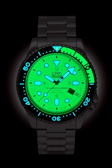 Preview: UMF Ruhla Herrenuhr Automatik Kampfschwimmer ETA 2826-2 Limitiert 1958M-4