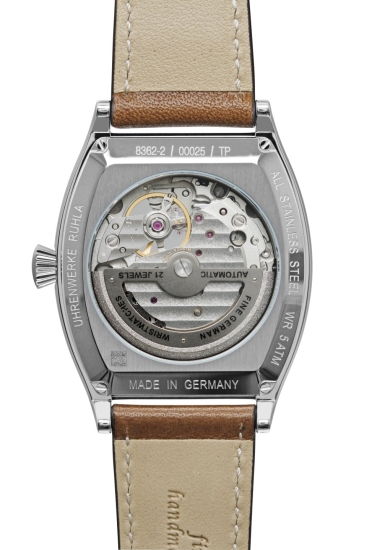 Preview: Zeppelin Herrenuhr Metropolis Automatik Leder Braun Tonneau 8362-2