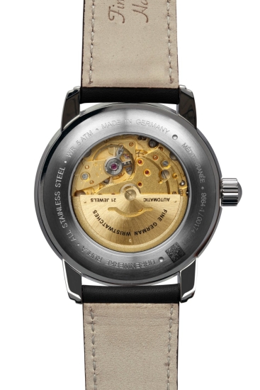 Preview: Zeppelin Herrenuhr Méditerranée Automatik Tag Datum Leder Schwarz 9664-1
